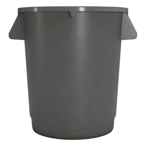 Carlisle 841044TRI23 Bronco Round Waste Bin / Food Container, Gray, 32 gal. - Image 3
