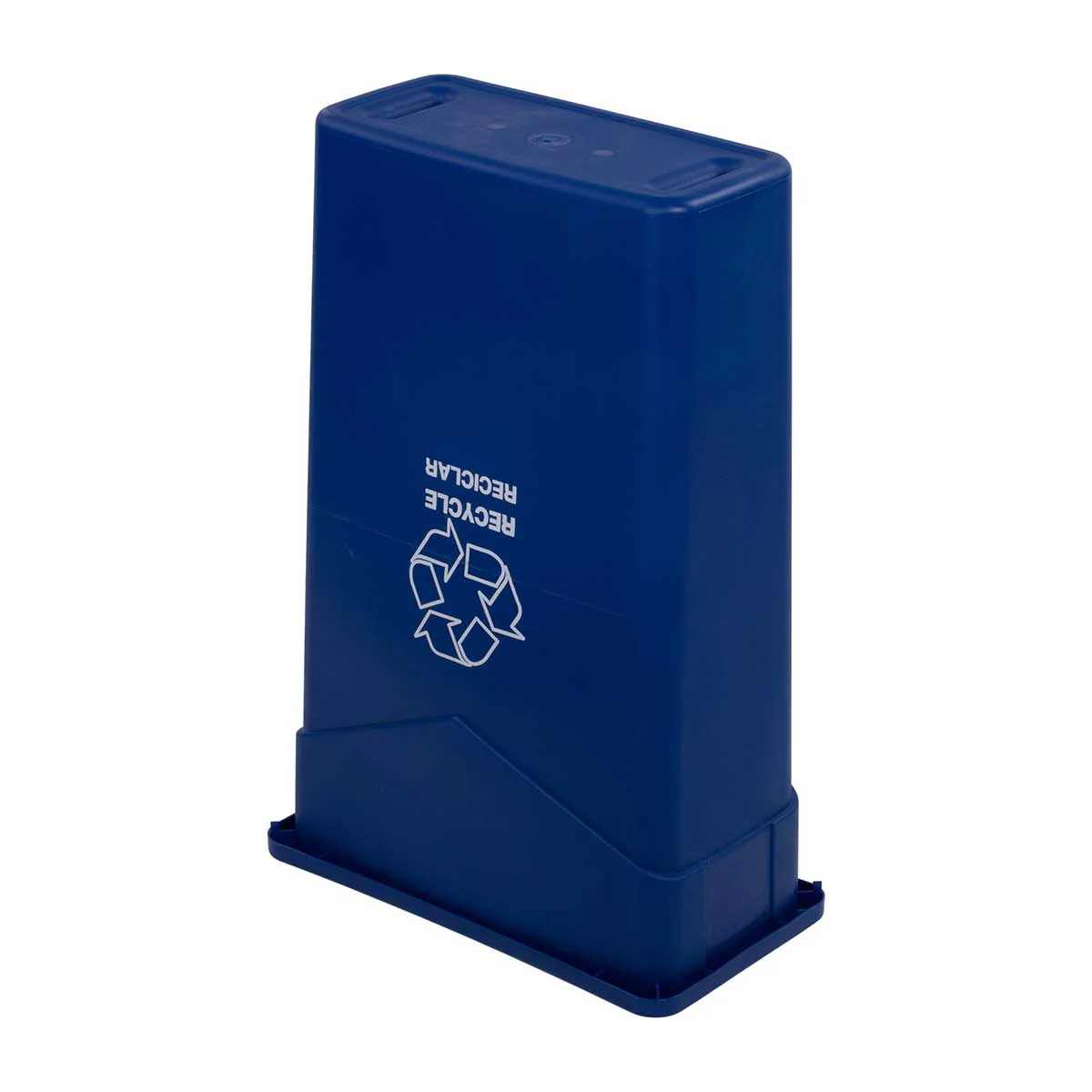 Carlisle 342023REC14 TrimLine Rectangle Recycle Waste Container, Blue, 23 gal. - Image 4