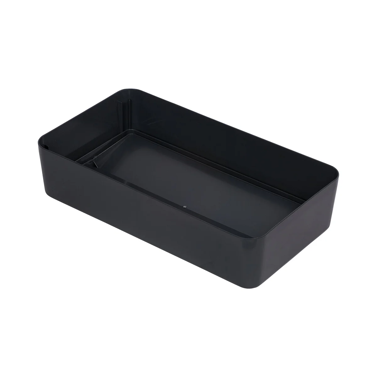 Carlisle 34202423 TrimLine Rectangle Swing Top Waste Container Trash Can Lid, Gray - Image 2