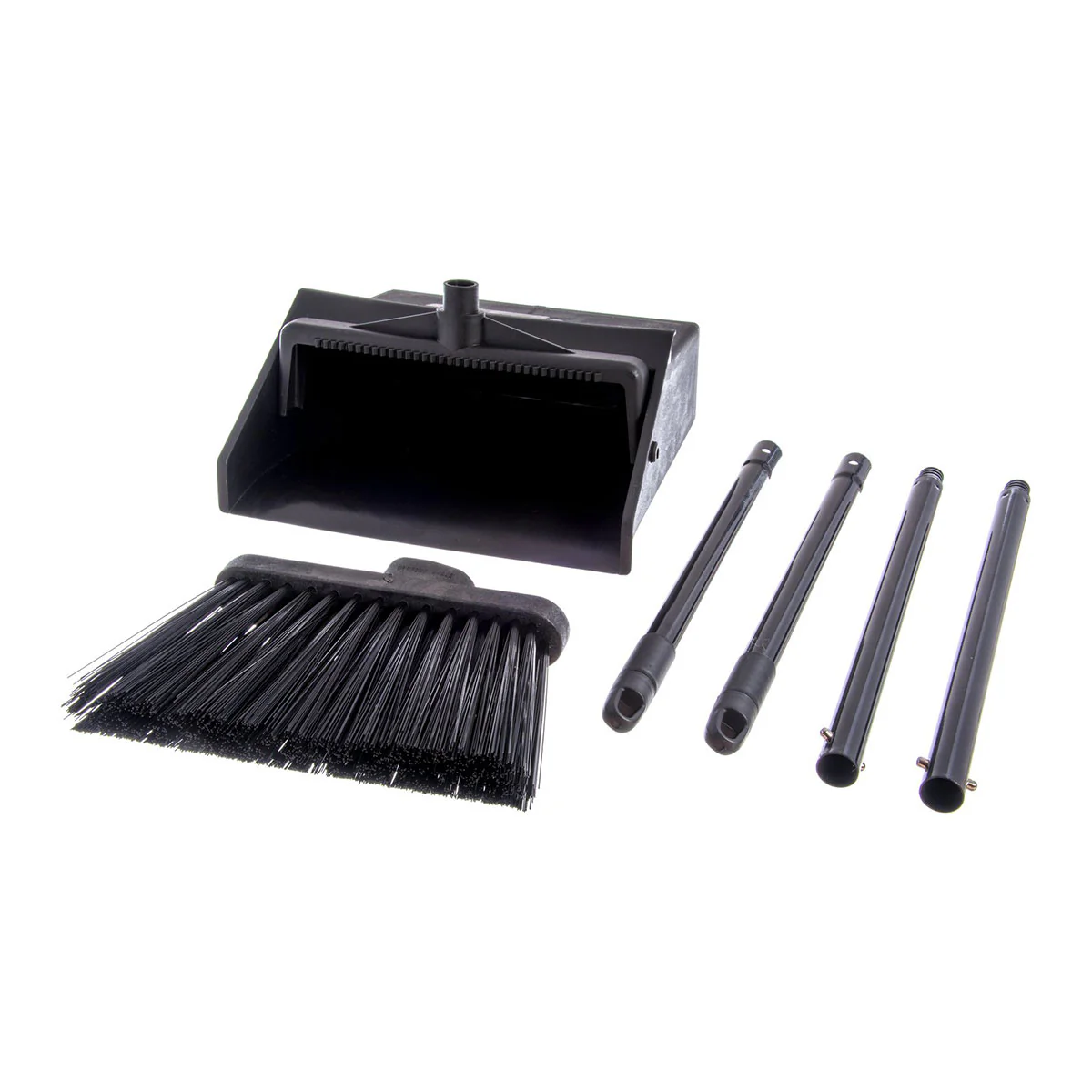 Carlisle 36141503 Duo-Pan Lobby Pan & Duo-Sweep Broom Combo, Black, 36" - Image 4