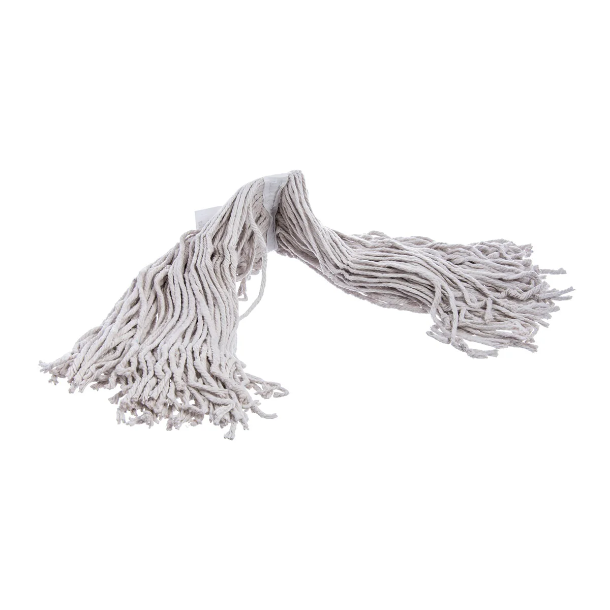 Carlisle 369820B Flo-Pac Medium Cotton Mop Head #20, Natural - Image 2