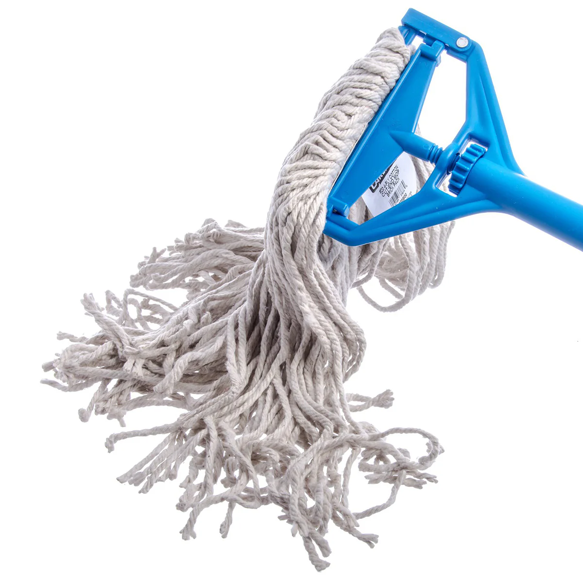 Carlisle 369820B Flo-Pac Medium Cotton Mop Head #20, Natural - Image 3