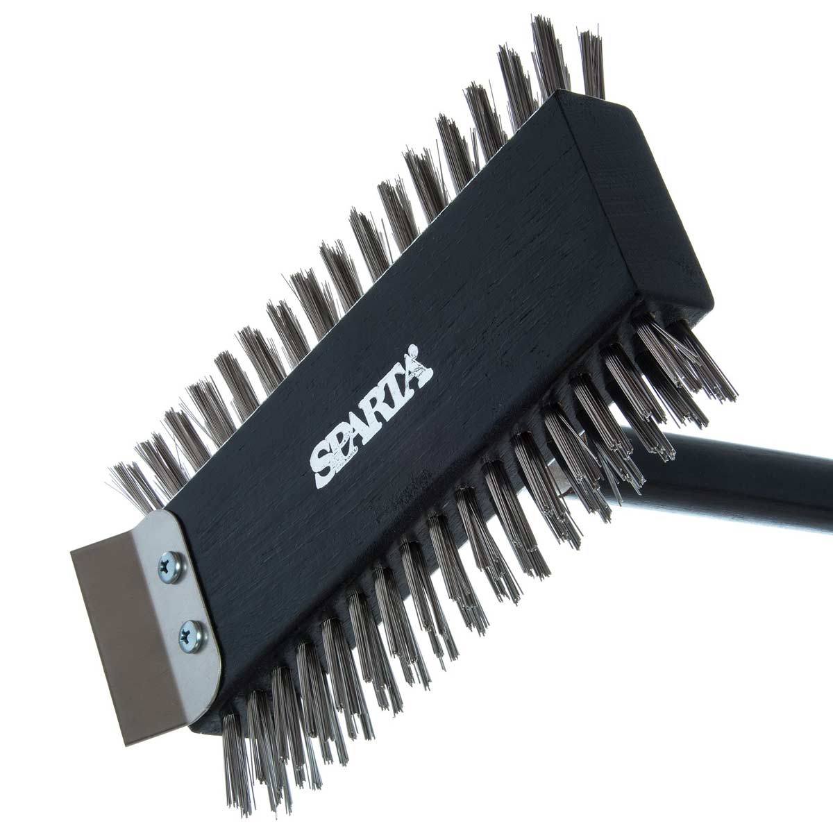 Carlisle 4029000 Sparta Broiler Master Grill Brush w/ Stainless Steel Bristles, 30-1/2" - Image 2