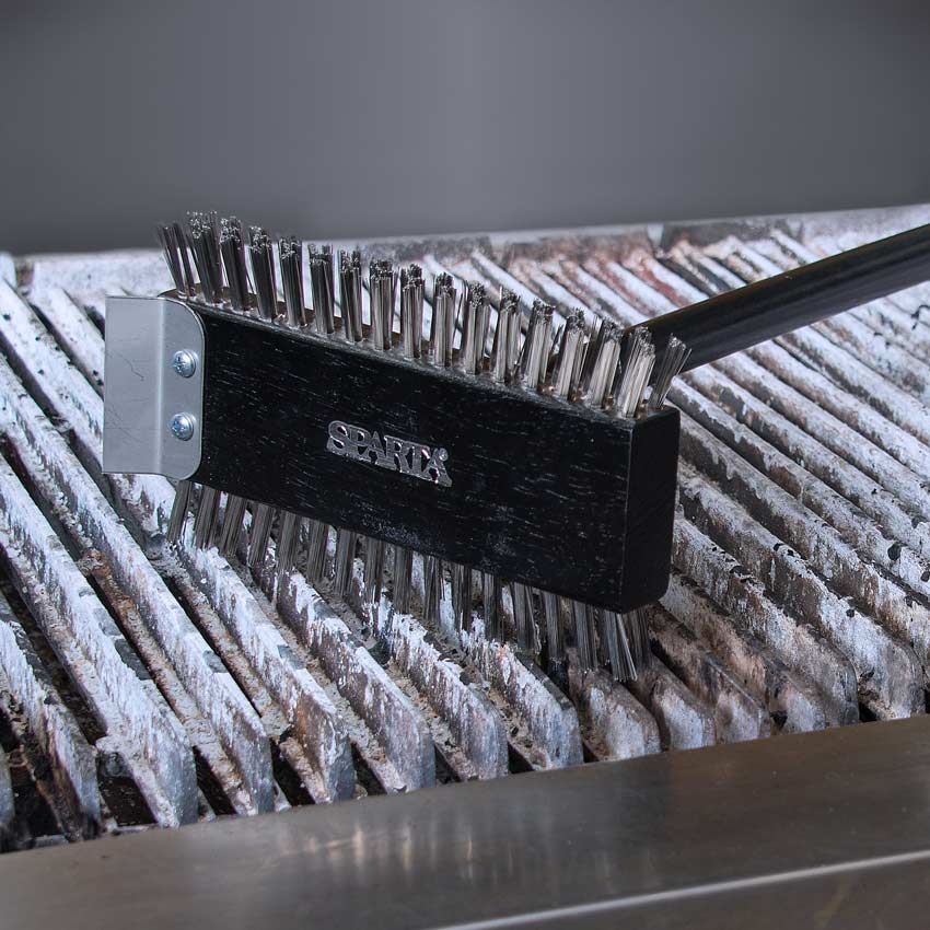 Carlisle 4029000 Sparta Broiler Master Grill Brush w/ Stainless Steel Bristles, 30-1/2" - Image 4