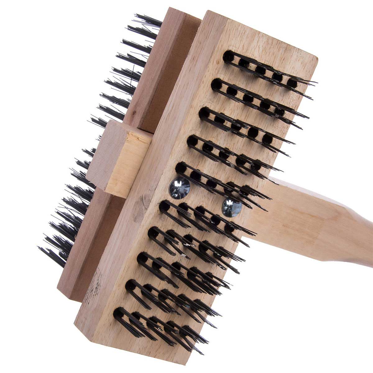 Carlisle 4029400 Double Broiler King Brush w/ Handle - Image 2