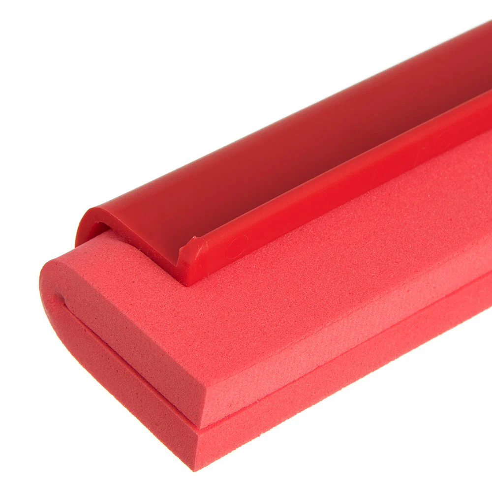 Carlisle 4156705 Sparta Double Foam Squeegee, Red, 18" - Image 3