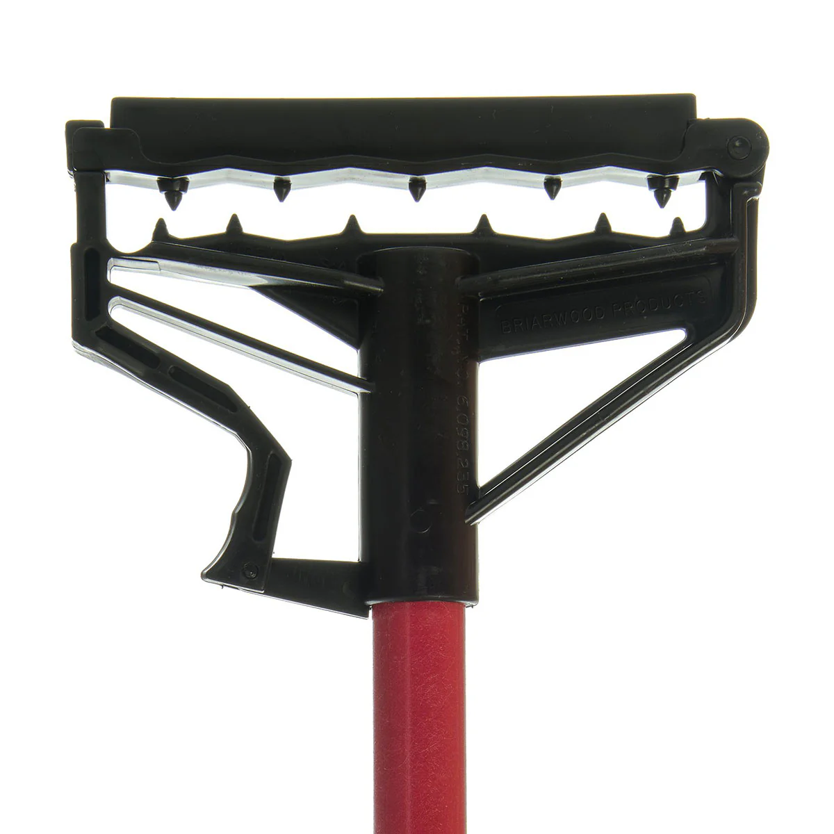 Carlisle 4166405 Sparta Spectrum Quik-Release Fiberglass Mop Handle, Red, 60" - Image 2