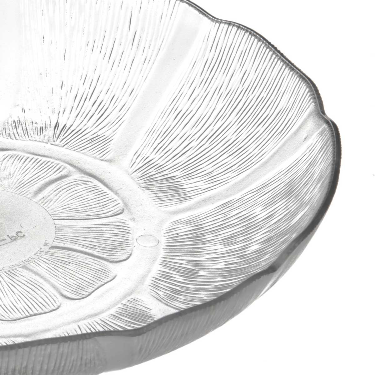 Carlisle 690707 Petal Mist Soup / Salad Plate, Clear, 23.9 oz. - Image 4