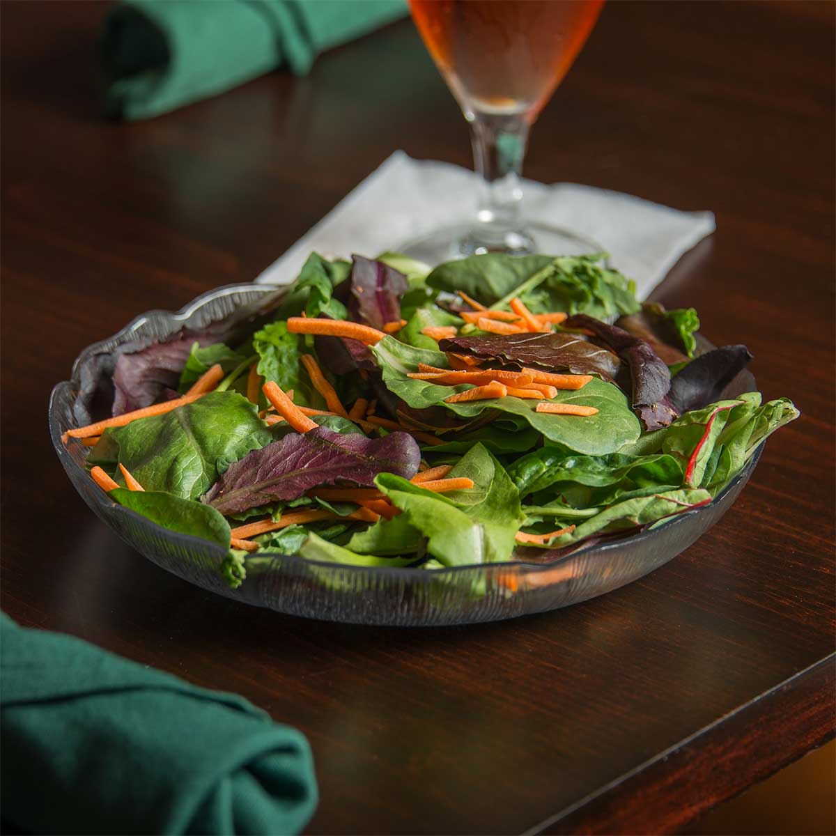Carlisle 690707 Petal Mist Soup / Salad Plate, Clear, 23.9 oz. - Image 5
