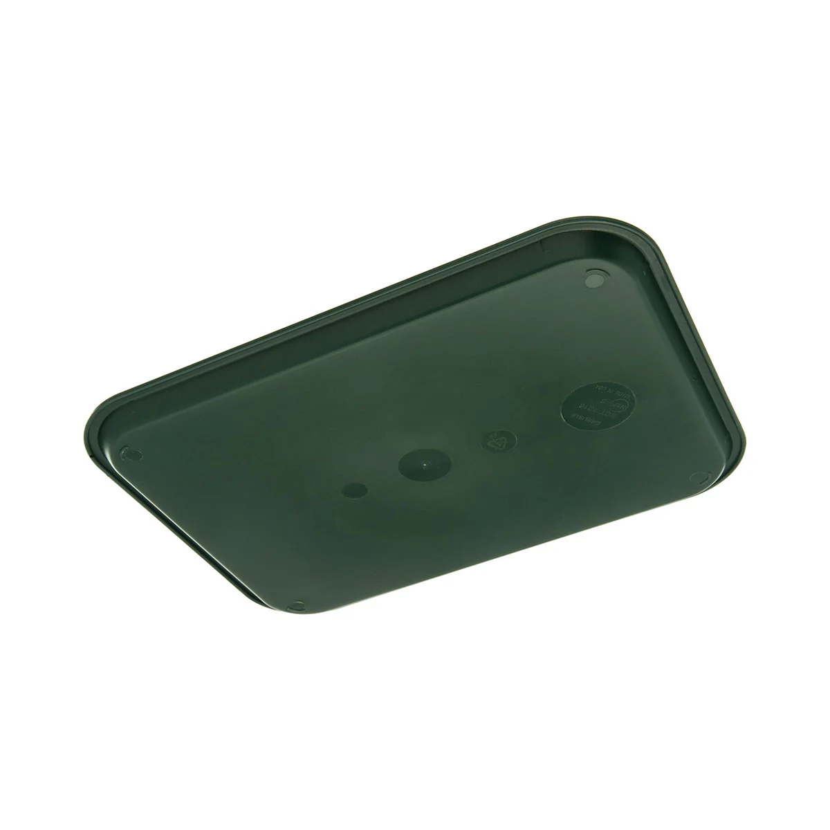 Carlisle CT121608 Cafe Standard Tray, Forest Green, 12" x 16" - Image 3