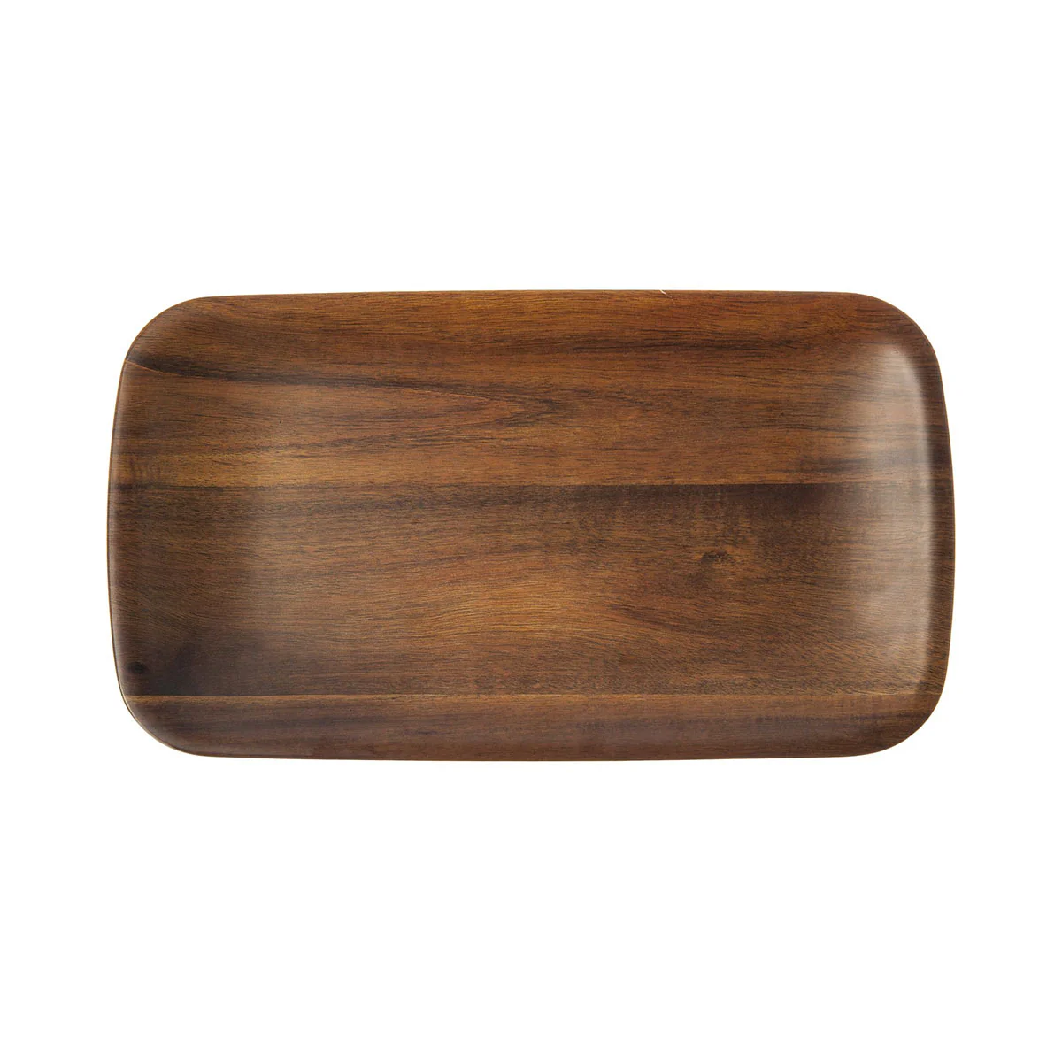 Carlisle EAG0569 Epicure Acacia Grain Rectangle Tray, 13-7/8" x 7-3/4" - Image 2