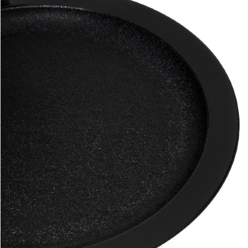 Carlisle PCD20903 Polycarbonate Narrow Rim Plate, Black, 9, Case of 48 - Image 2