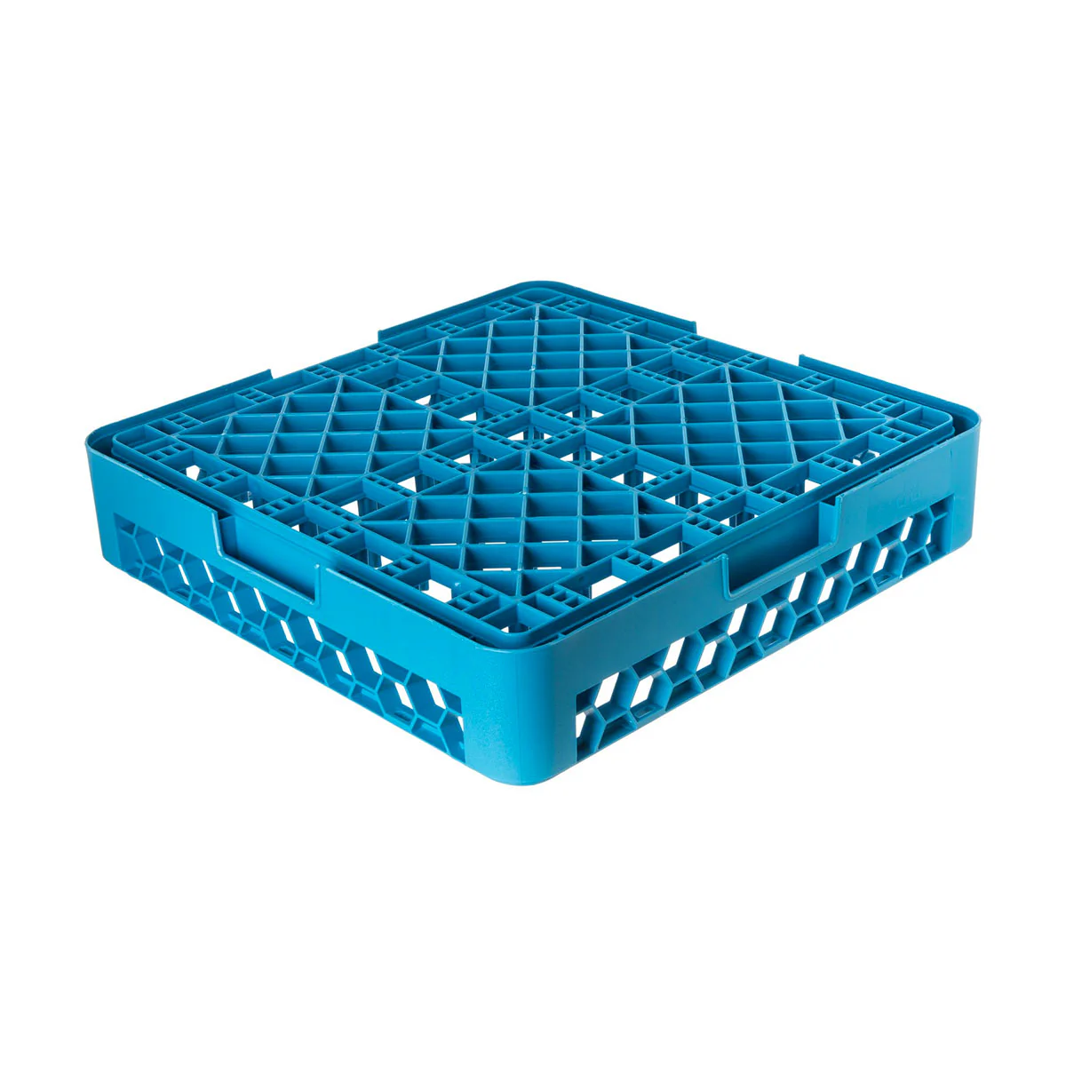 Carlisle RP14 OptiClean All Purpose Plate & Tray Peg Dish Rack, Full Size, Blue - Image 4