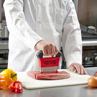 Chef Master 90009 48 Blade Stainless Steel Meat Tenderizers - Image 2