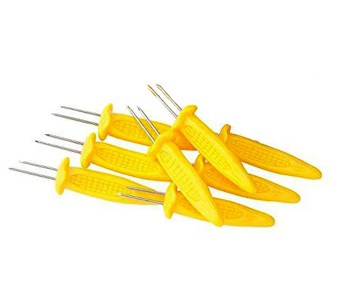 Chef Master Corn Cob Holders, Yellow - Image 2