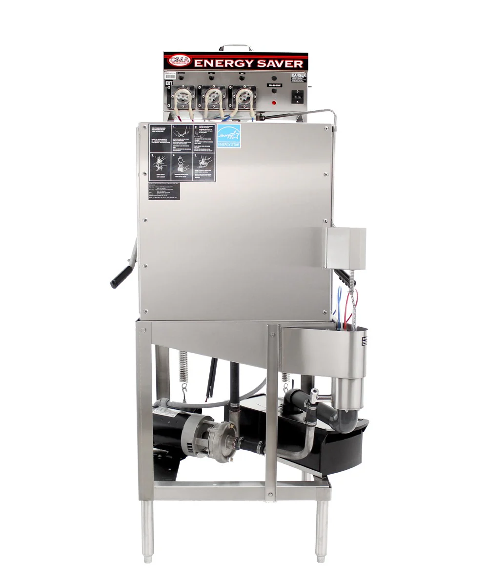 CMA E-AH Dishwasher, Door Type, Low Temp, Chemical Sanitizing, 40 Racks Per Hour - Image 2