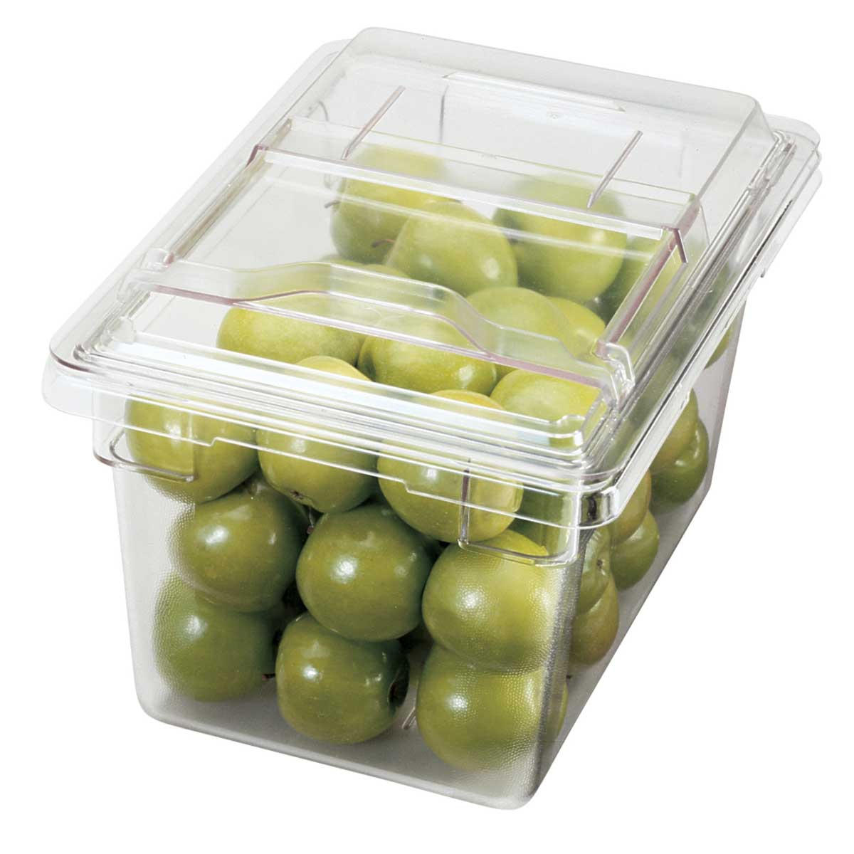Culinary Essentials by Cambro 12189CW135 Camwear Food Box, Clear, 4.75 gal. - Image 3