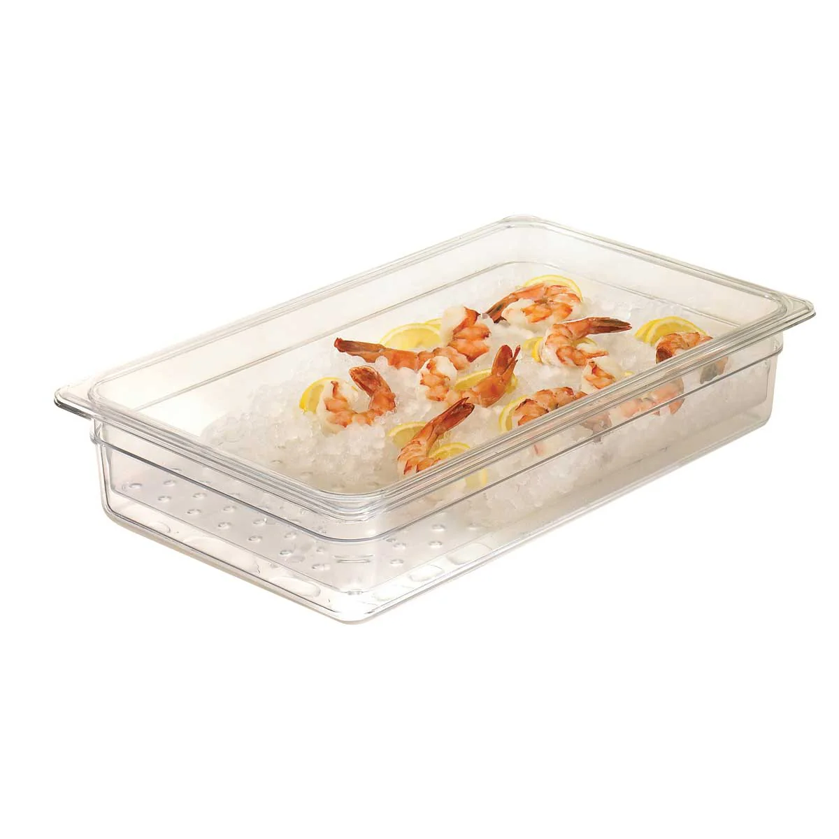 Culinary Essentials by Cambro 14CW135 Camwear Full Size Food Pan, Clear, 4" Deep - Image 2