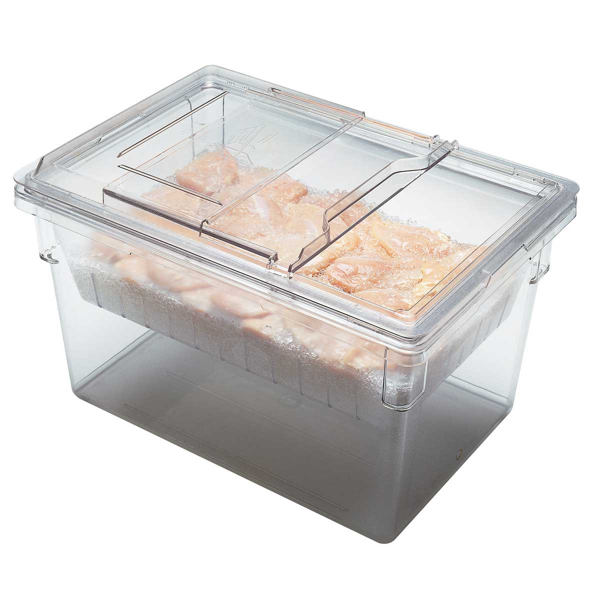 Culinary Essentials by Cambro 182615CW135 Camwear Food Box, Clear, 22 gal. - Image 2