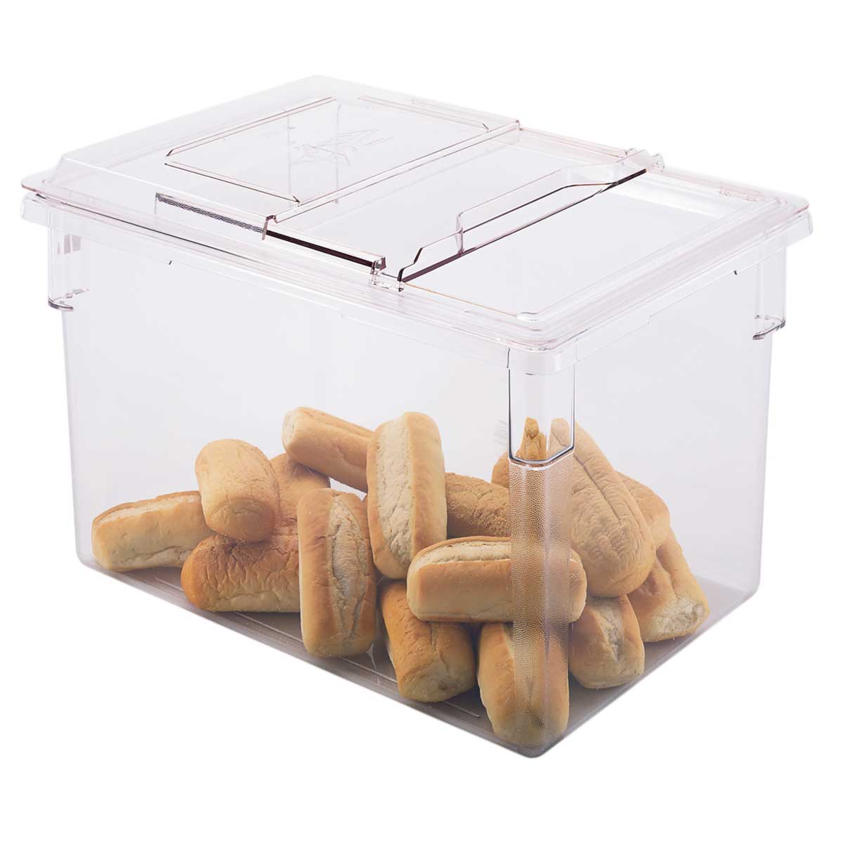 Culinary Essentials by Cambro 182615CW135 Camwear Food Box, Clear, 22 gal. - Image 3