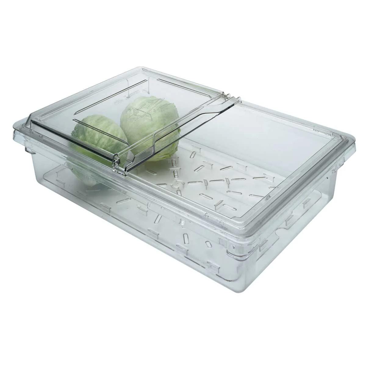 Culinary Essentials by Cambro 18269CW135 Camwear Food Box, Clear, 13 gal. - Image 2