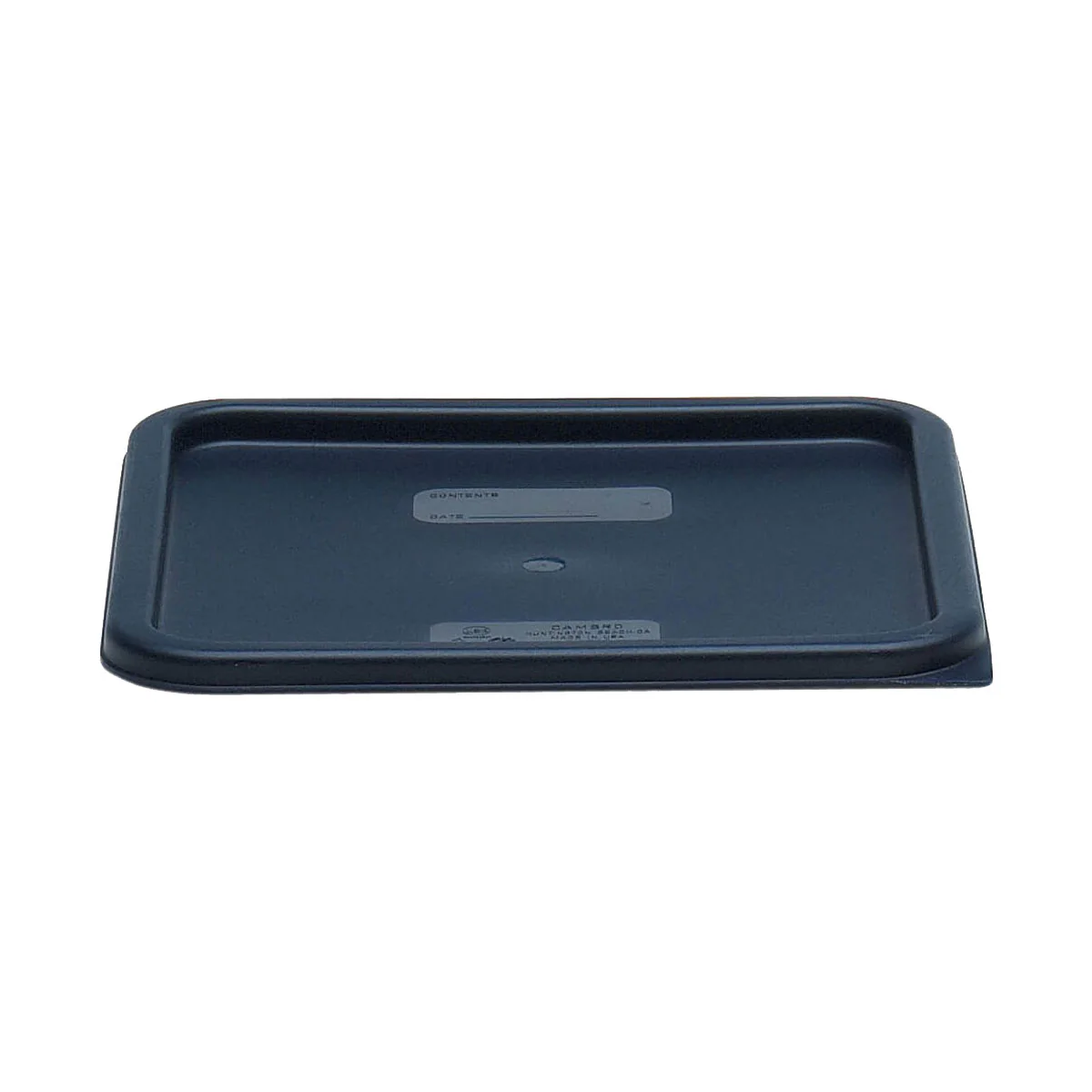 Culinary Essentials by Cambro SFC12453 CamSquare Storage Container Lid, Midnight Blue, 12, 18 & 22 qt. - Image 2