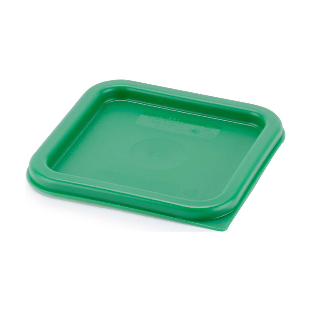 Culinary Essentials by Cambro SFC2452 CamSquare Storage Container Lid, Kelly Green, 2 & 4 qt. - Image 2
