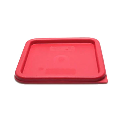Culinary Essentials by Cambro SFC6451 CamSquare Storage Container Lid, Winter Rose, 6 & 8 qt. - Image 2