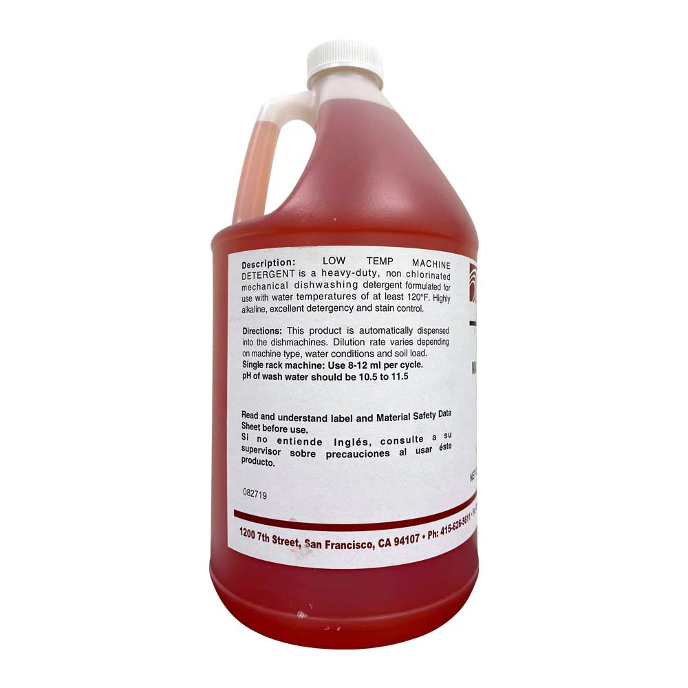 Detergent for Low Temperature Dishwashing Machine, 1 gal. - Image 3