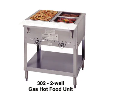 Duke E302 Aerohot Electric 2-Well Steamtable Hot Food Unit, 120V - Image 2