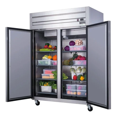 Dukers D55AR Solid Door Reach-In Refrigerator, 2 Section - Image 4