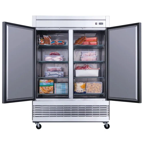 Dukers D55F Solid Door Reach-In Freezer, 2 Section - Image 3