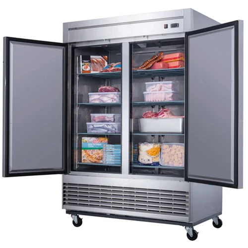 Dukers D55F Solid Door Reach-In Freezer, 2 Section - Image 4