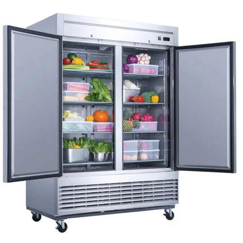 Dukers D55R Solid Door Reach-In Refrigerator, 2 Section - Image 2