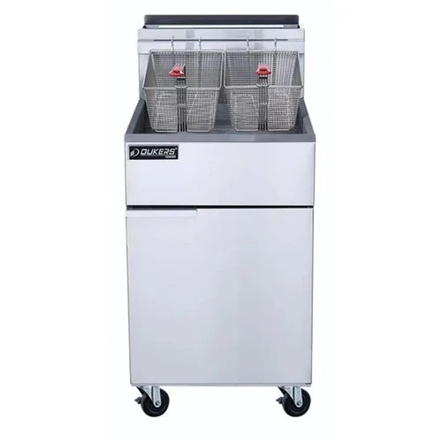 Dukers DCF5-NG Floor Fryer, Natural Gas, 70 lb. cap. - Image 2