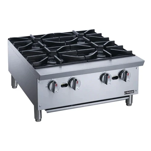 Dukers DCHPB24 Countertop Hotplate w/ Four Burners, Natural Gas, 24" - Image 3