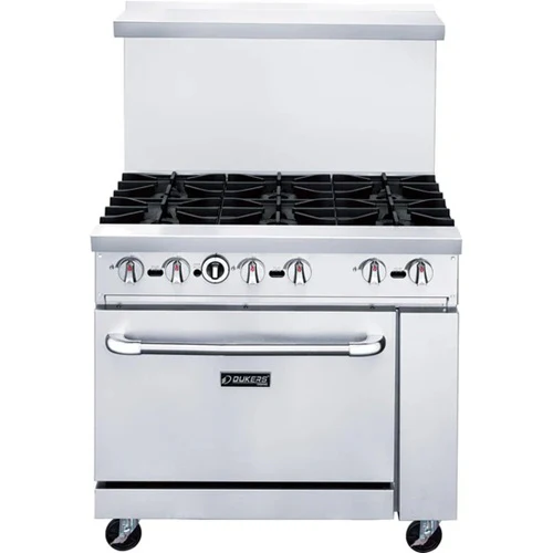 Dukers DCR36 Restaurant Range, 6 Burners, 1 Oven, Natural Gas, 36" - Image 2
