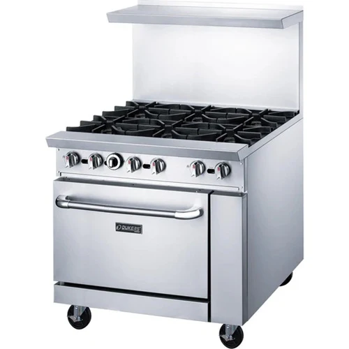 Dukers DCR36 Restaurant Range, 6 Burners, 1 Oven, Natural Gas, 36" - Image 3