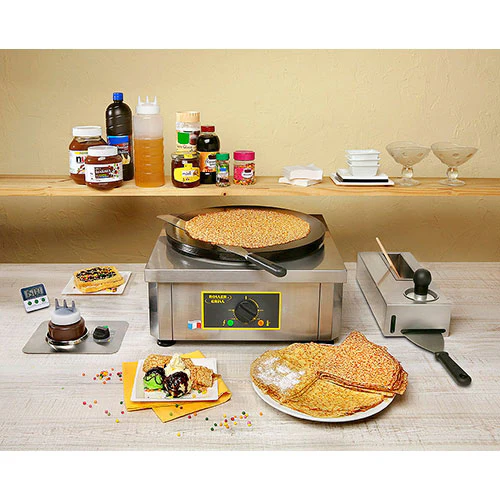 Equipex 400E Sodir Single Plate Electric Crepe Machine - Image 2