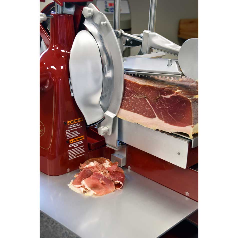 Globe FS12 Flywheel Manual Artisan Slicer, Red, 12" - Image 2