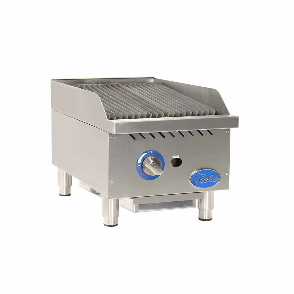 Globe GCB15G-CR Gas Countertop Charbroiler, Radiant, 1 Burner, 15" - Image 4