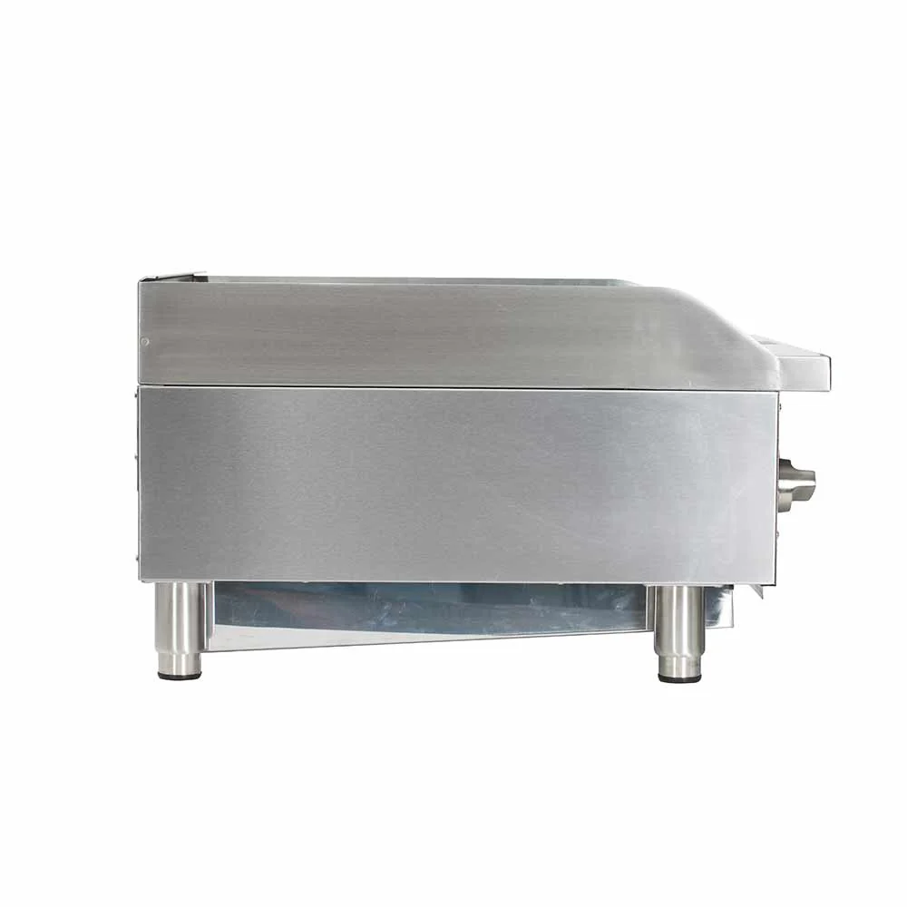 Globe GCB24G-CR Gas Countertop Charbroiler, Radiant, 2 Burners, 24" - Image 2