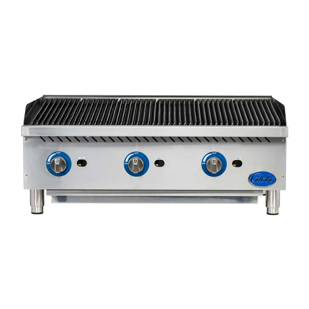 Globe GCB36G-SR Gas Countertop Charbroiler w/ Stainless Steel Radiants, 36" - Image 2