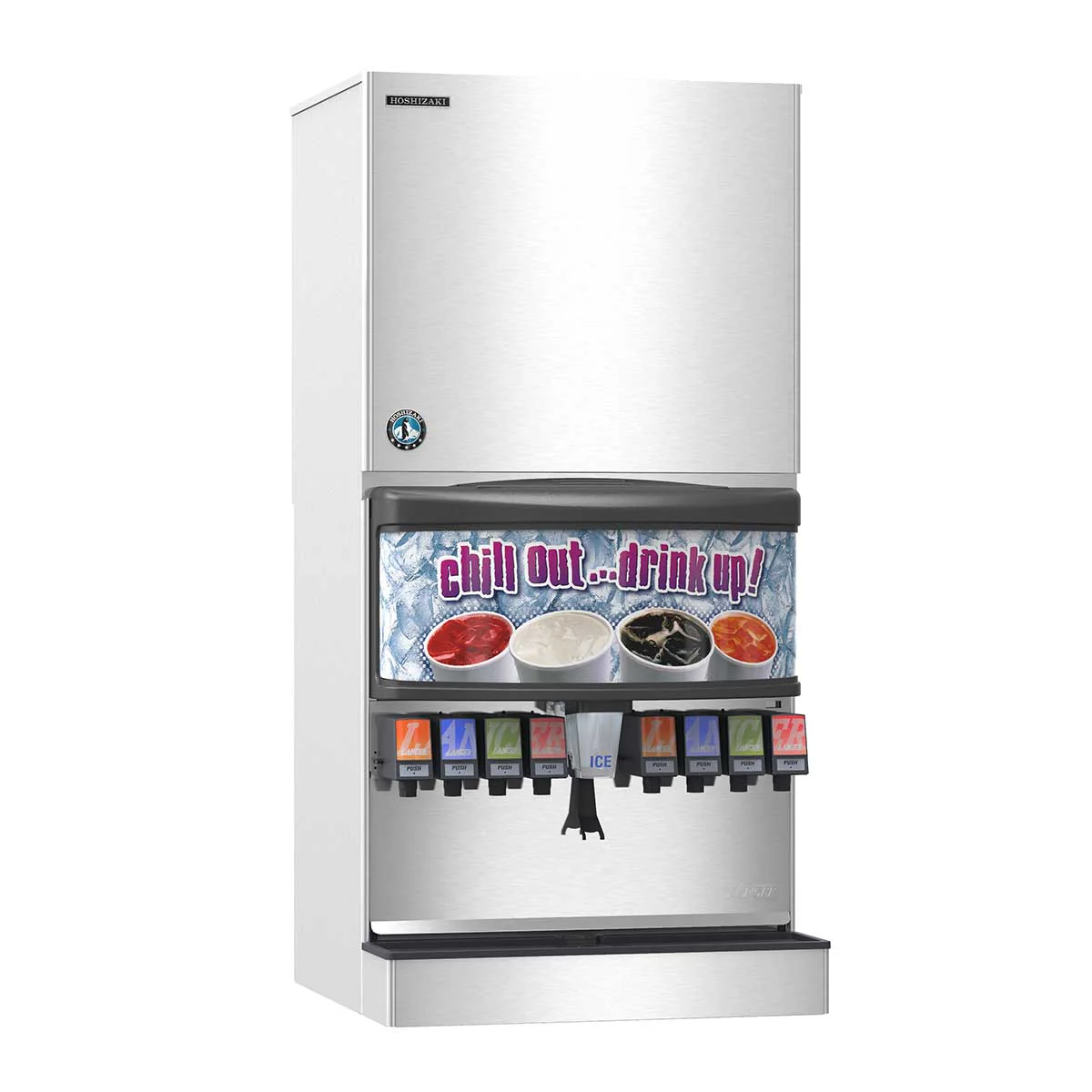 Hoshizaki KMS-1402MLJ Serenity Series Crescent Cube Ice Maker, Air-Cooled, 1501 lb. - Image 2