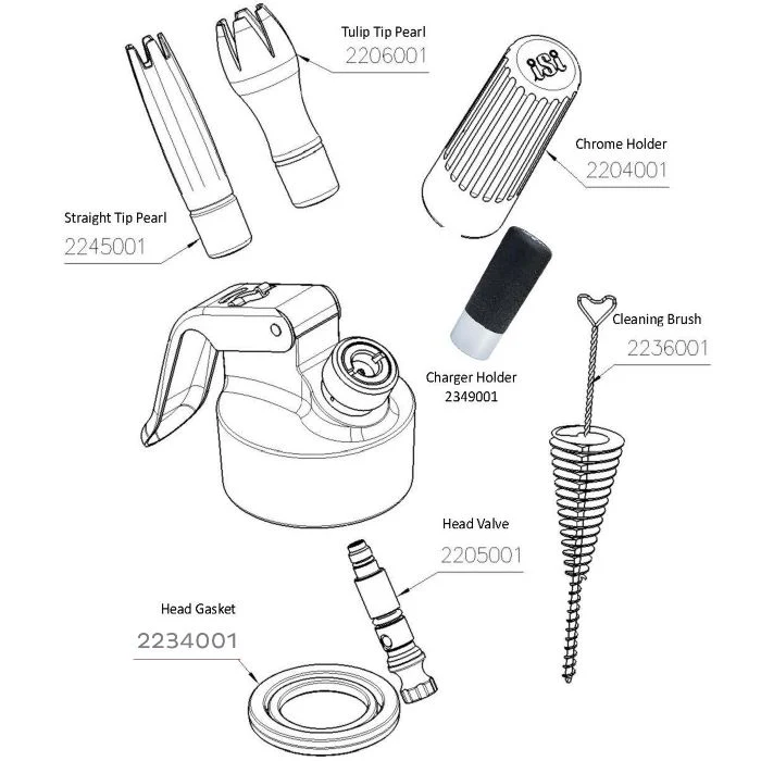 iSi 163001 Professional Cream Profi Whip Plus Dispenser, 1 Pint - Image 2