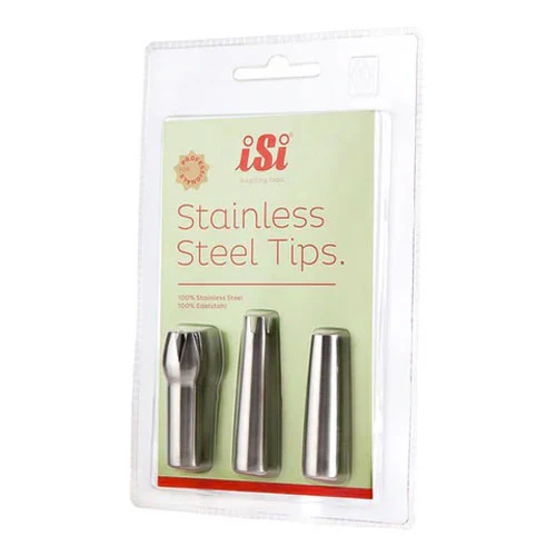 iSi 271701 Stainless Steel Decorator Tips, Set of 3 - Image 2