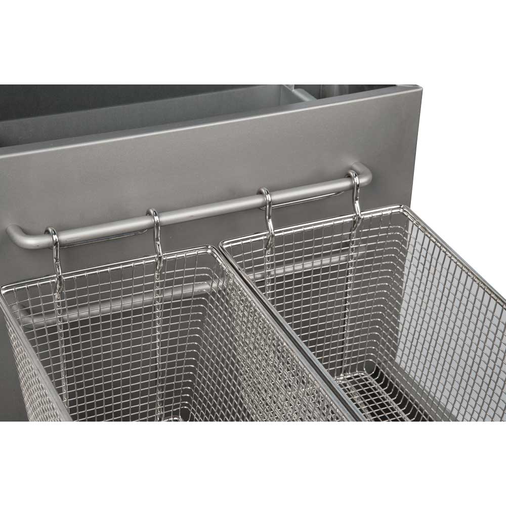 Kintera KF3-N / 919594 3-Tube Floor Fryer, Natural Gas, 40 lb. cap. - Image 2