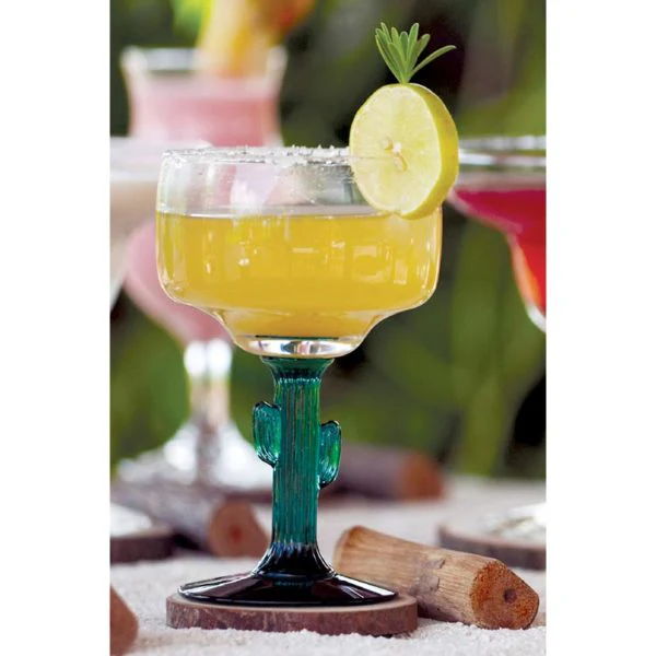 Libbey 3620JS Cactus Margarita Juniper Stem Glass, 16 oz., Case of 12 - Image 2