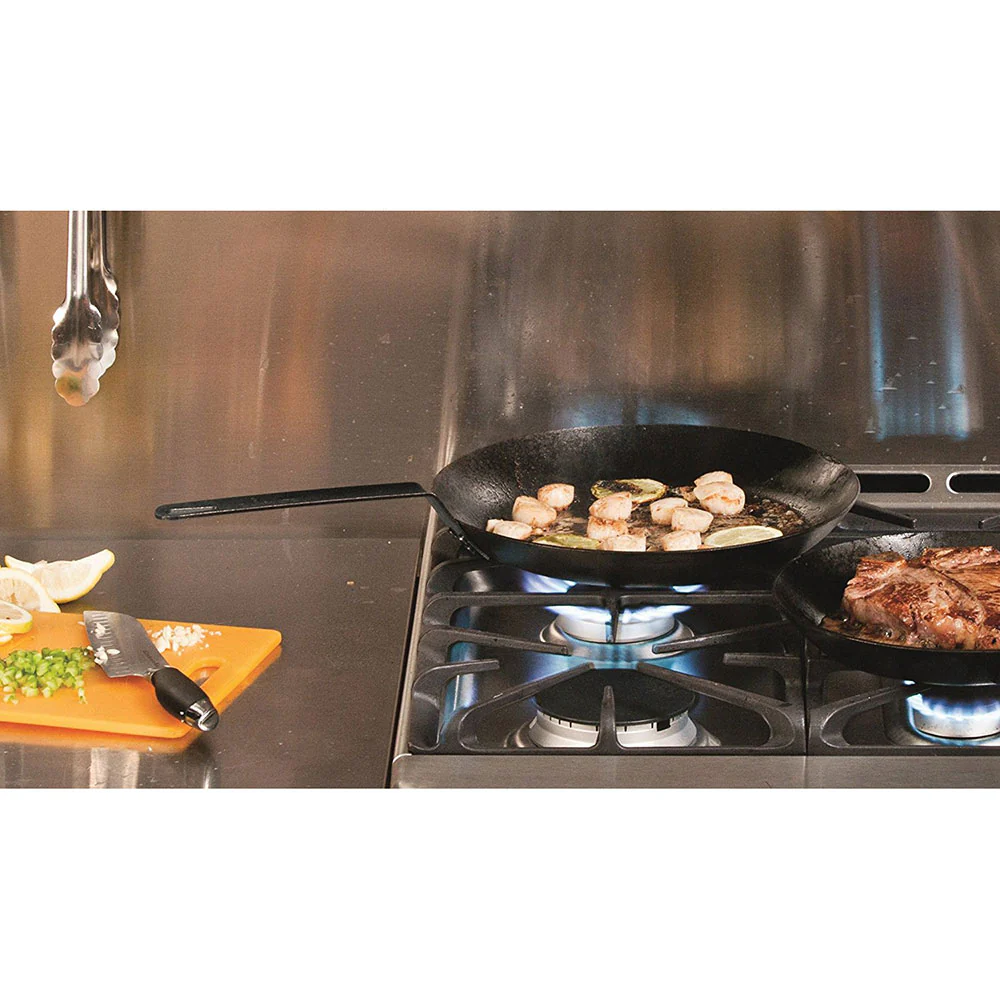 Lodge CRS12 Carbon Steel Skillet, Seasoned, 12" - Image 3
