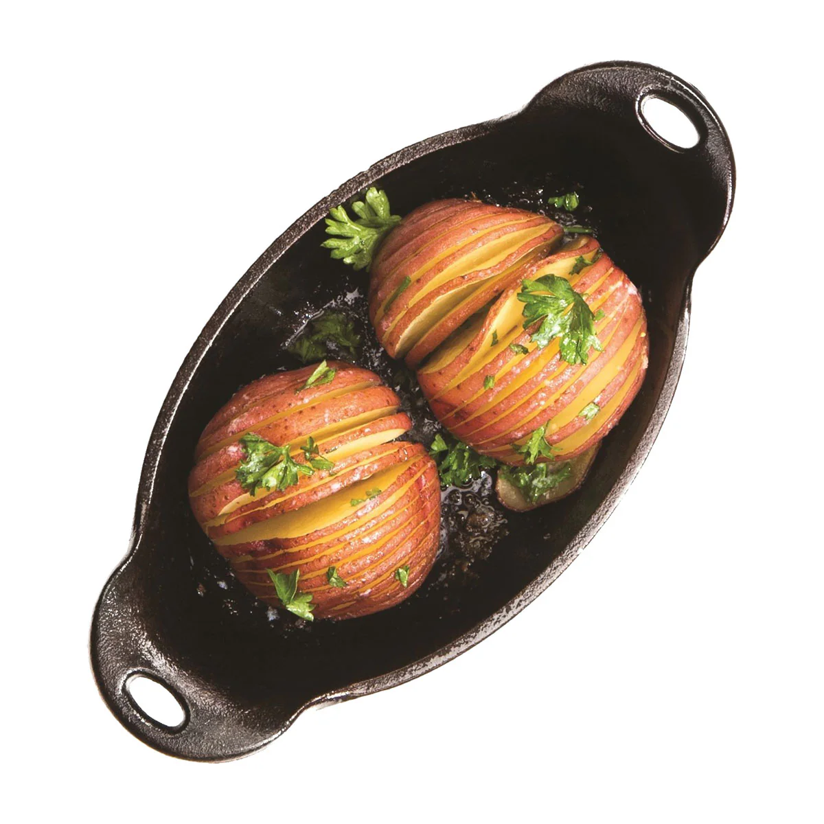Lodge HMSOV Heat-Treated Oval Cast Iron Server, Seasoned, 9 oz. - Image 3